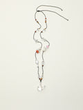 OMN014 Pure Ripple Pearl Drop Necklace
