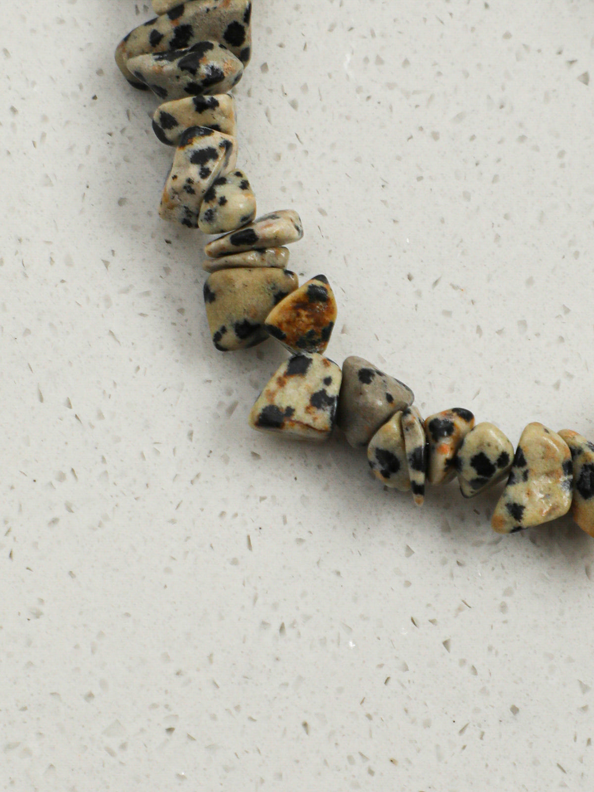 OMB022 Ink Spot Crystal Bead Bracelet