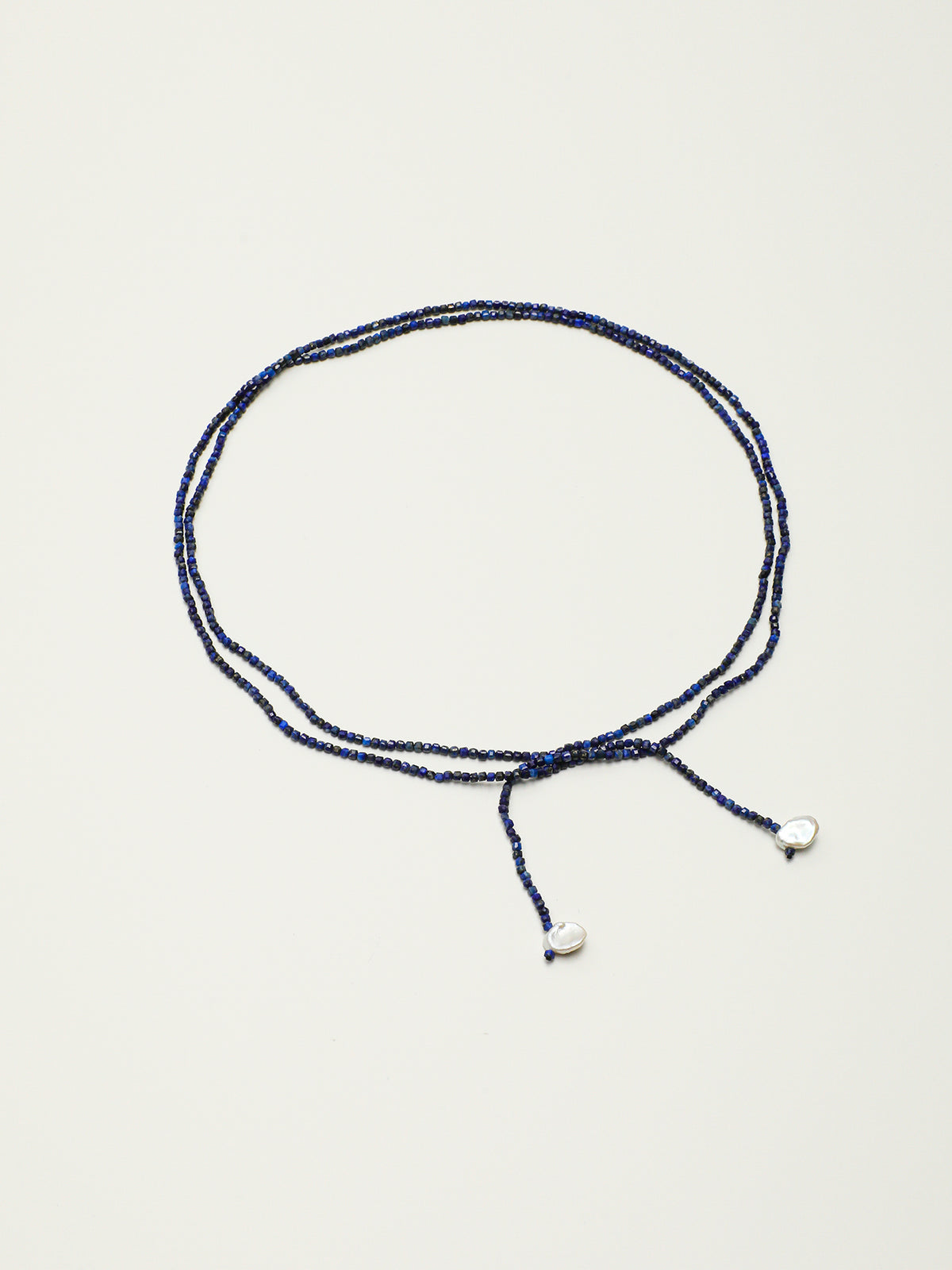 OMN009 Starlit Indigo Fine Strand Necklace
