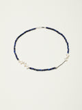 OMN008 Starry Indigo Pearl Swell Necklace