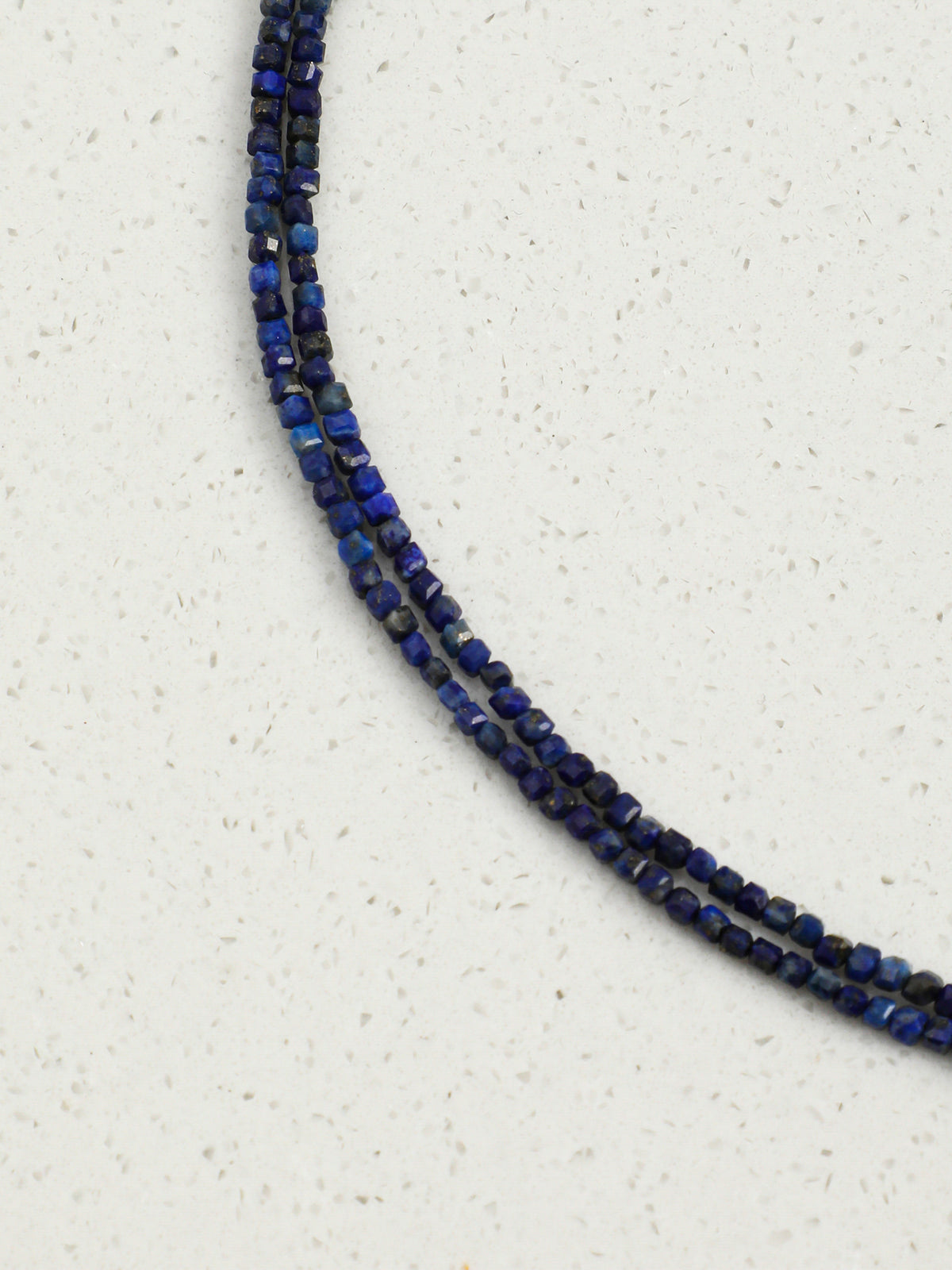 OMN009 Starlit Indigo Fine Strand Necklace