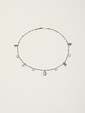 OMN001 Lavender Wild Gravel Necklace
