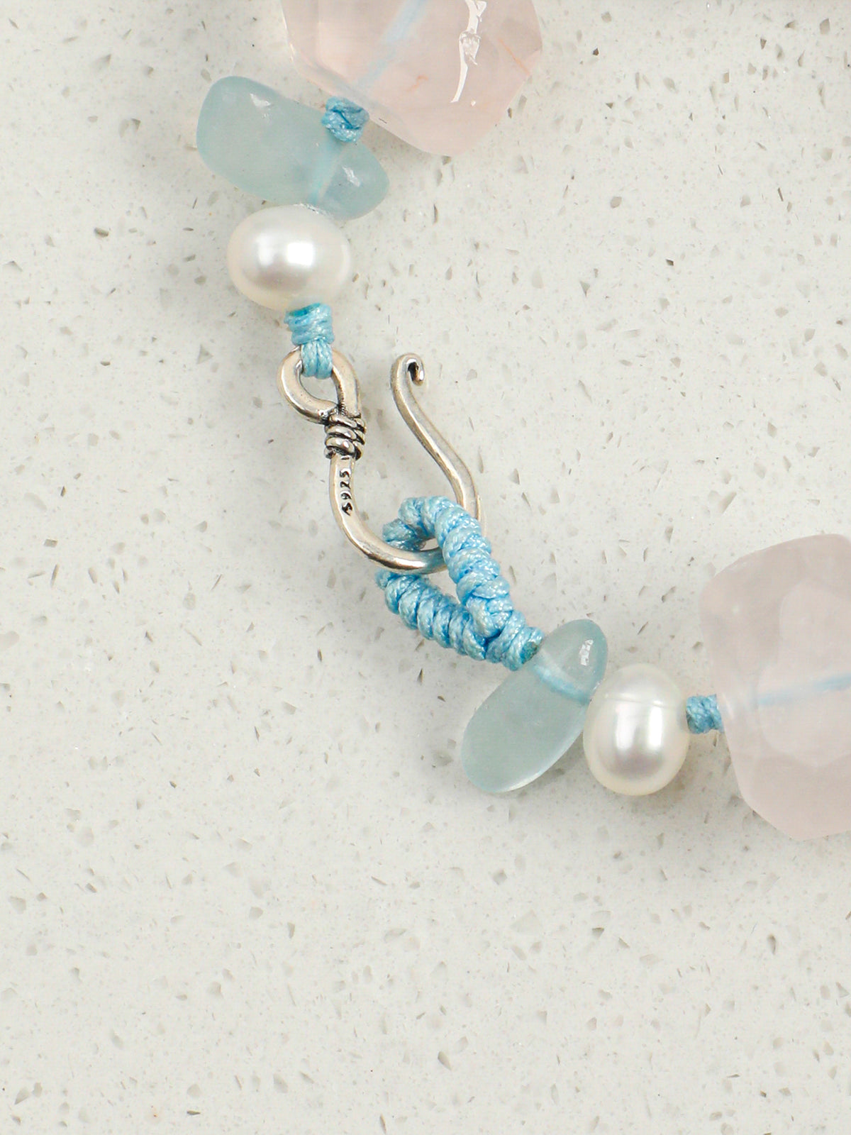 OMB015 Pink Tide Sea Fluff Bracelet