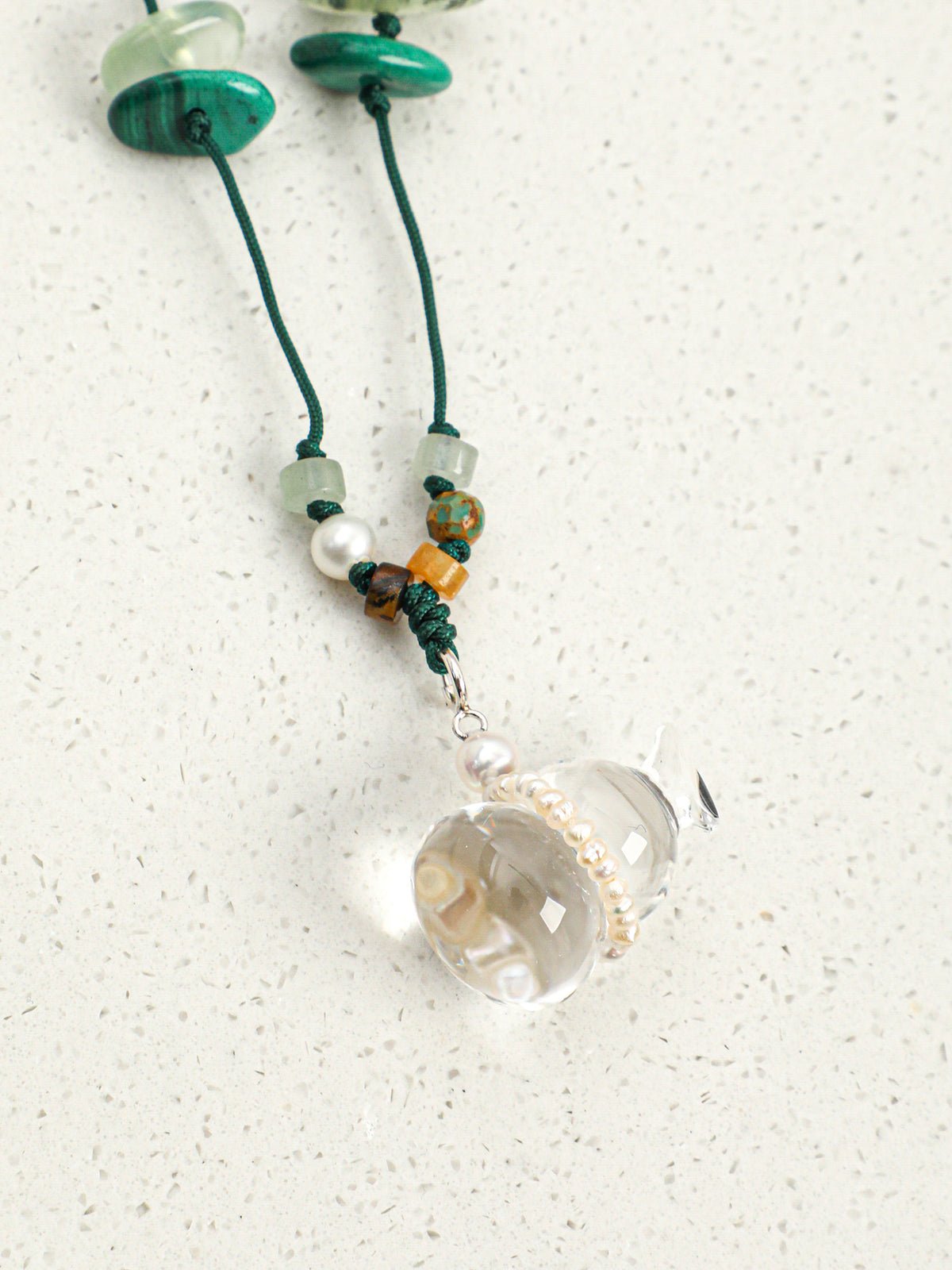 OMN011 Emerald Brook Roaming Gem Necklace