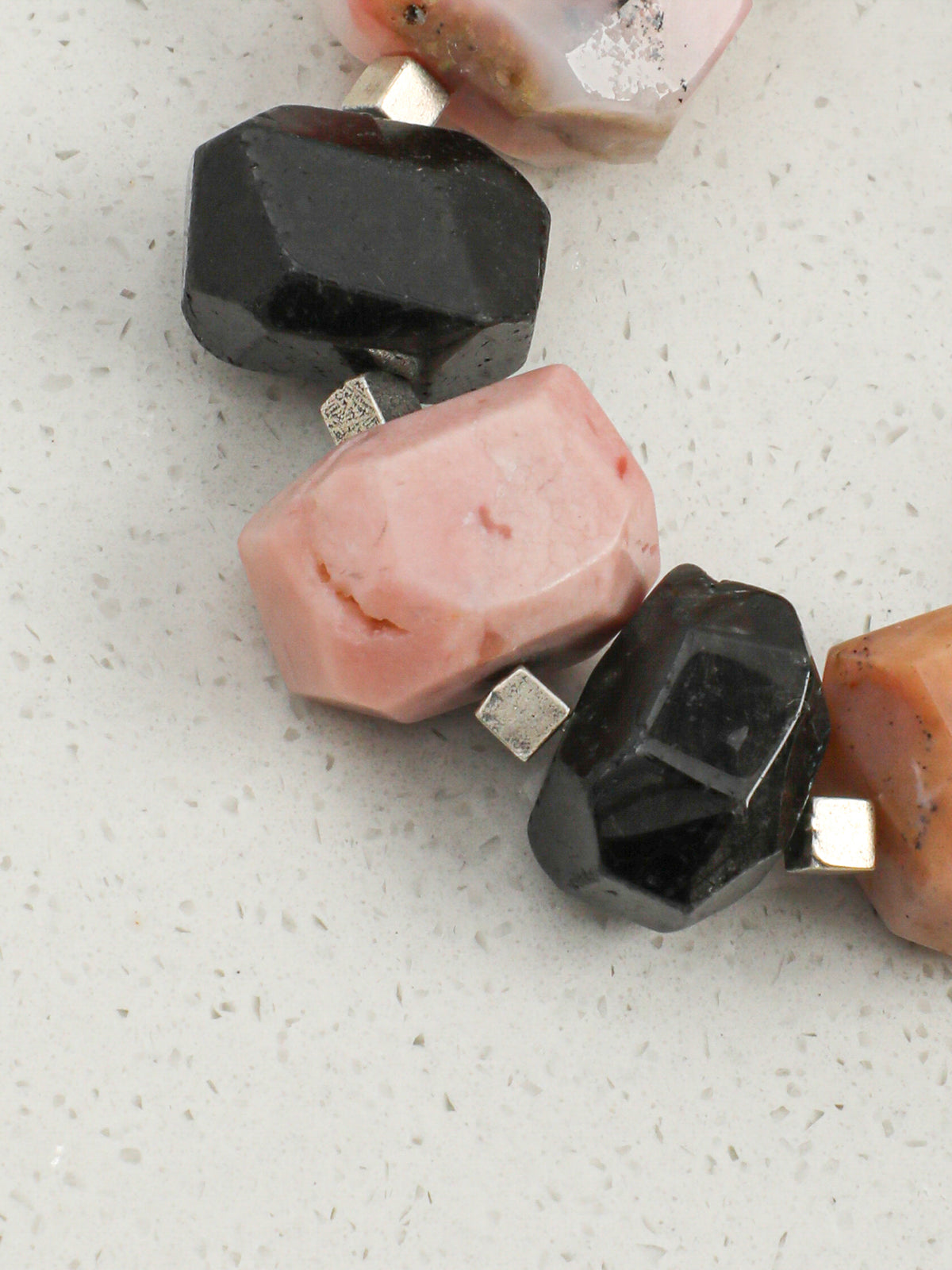 OMB008 Pink Nook Branch Pearl Bracelet