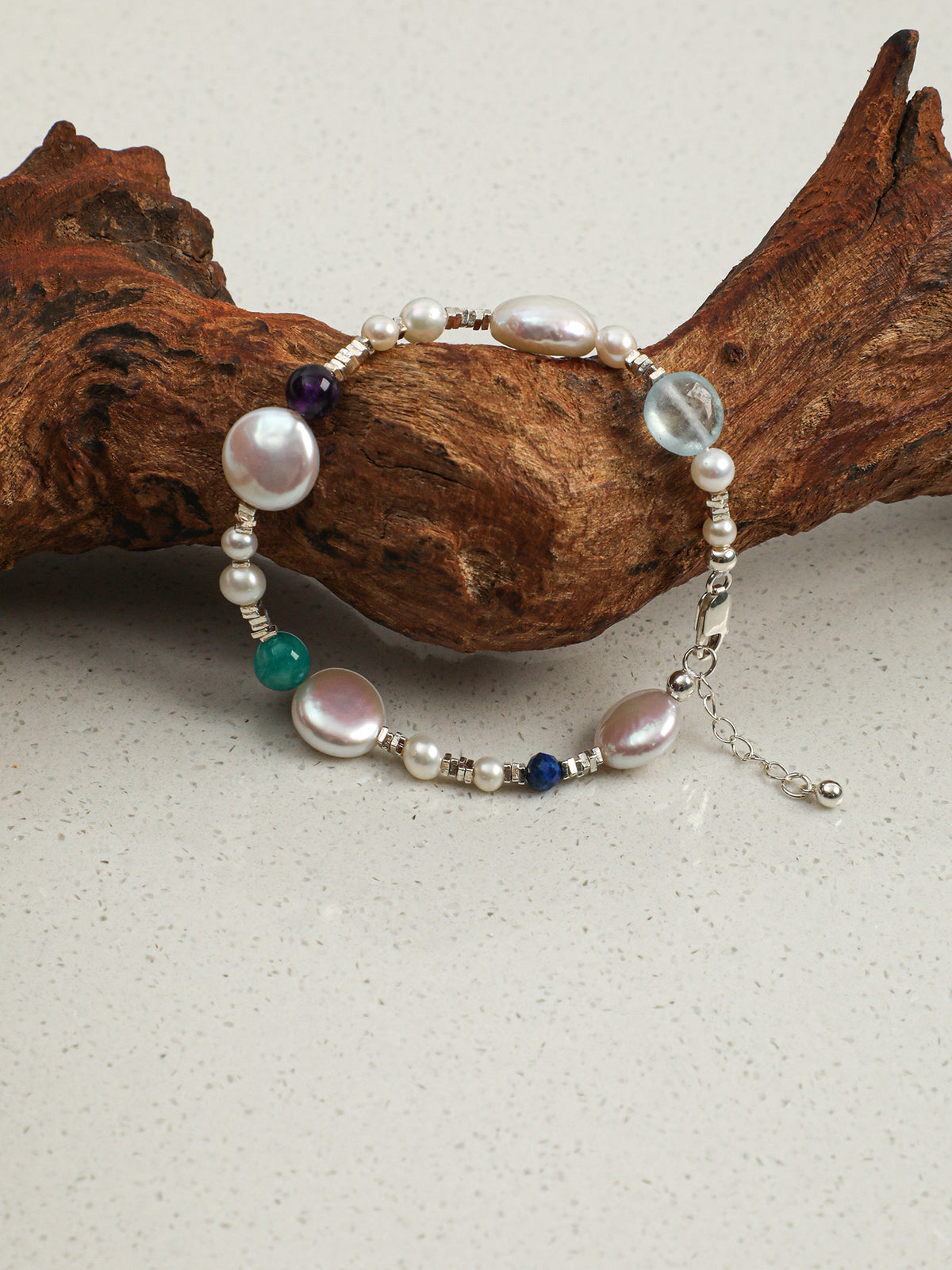 OMB024 Cloud Dream Multi Gem Bracelet