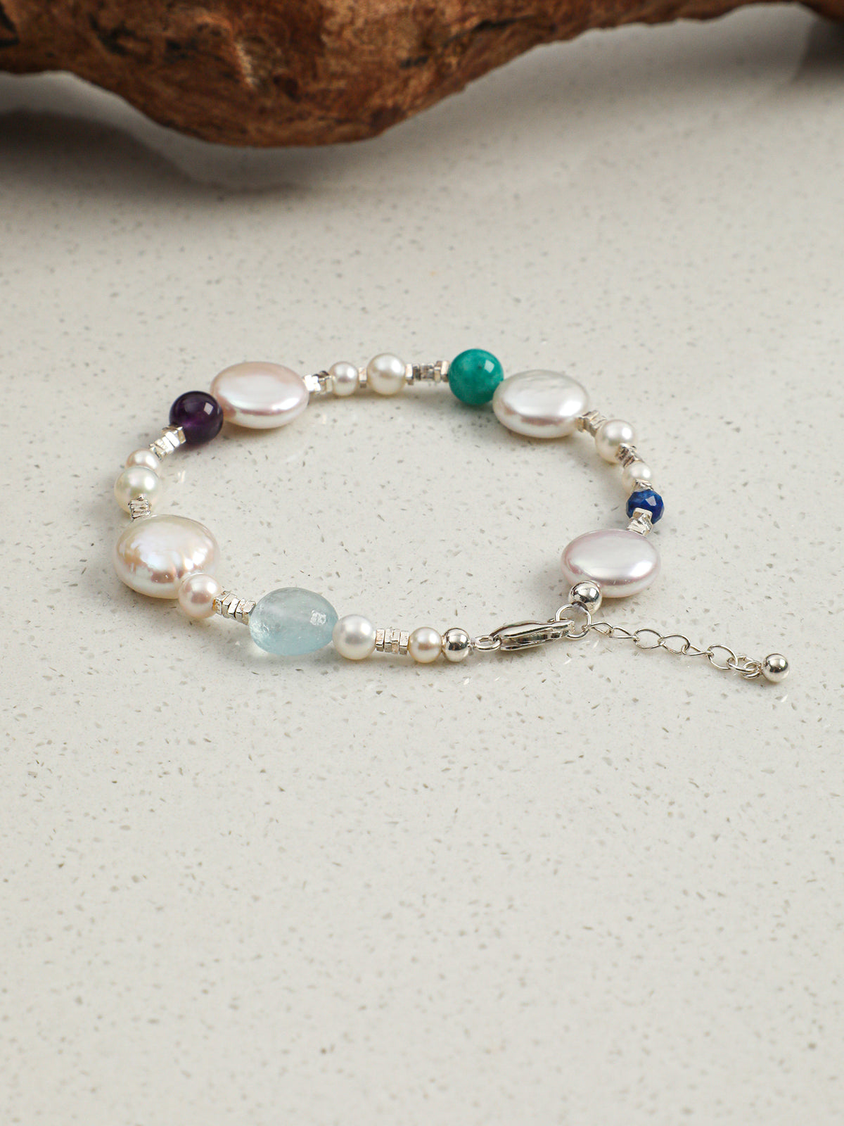 OMB024 Cloud Dream Multi Gem Bracelet