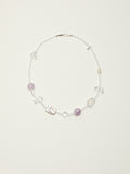 9 Oramay Naturkristall-Perlenarmband, Boho Edelsteinarmband für Damen