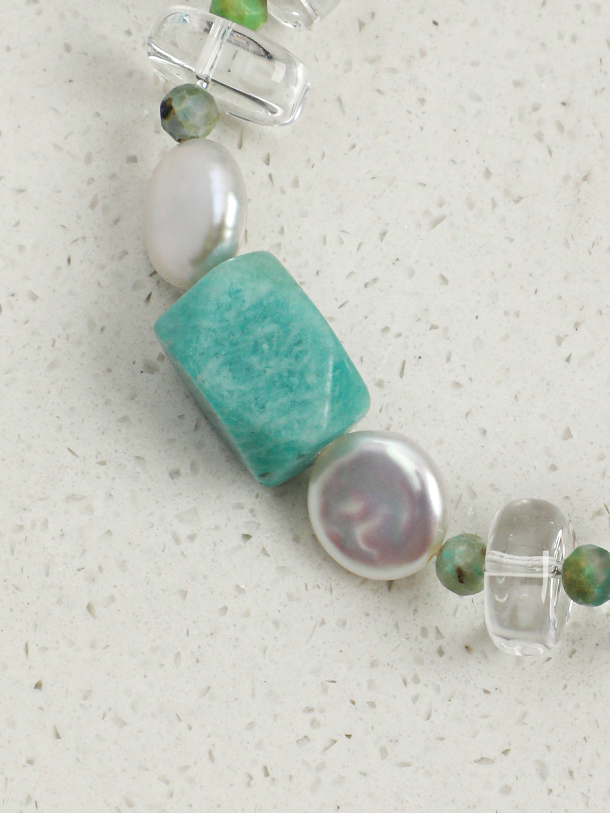 OMB004 Green Marsh Ice Gem Bracelet