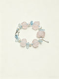 OMB015 Pink Tide Sea Fluff Bracelet