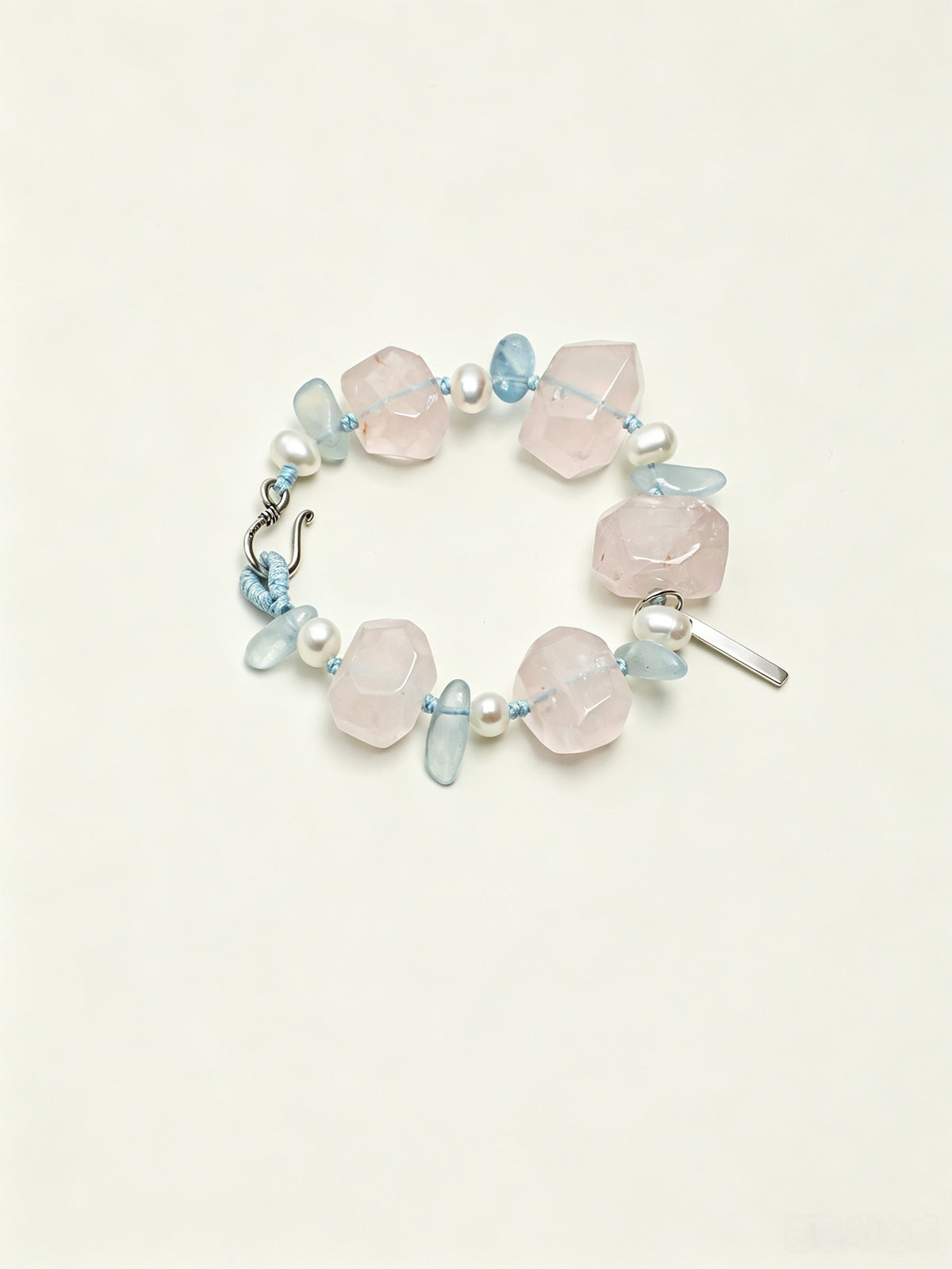 OMB015 Pink Tide Sea Fluff Bracelet