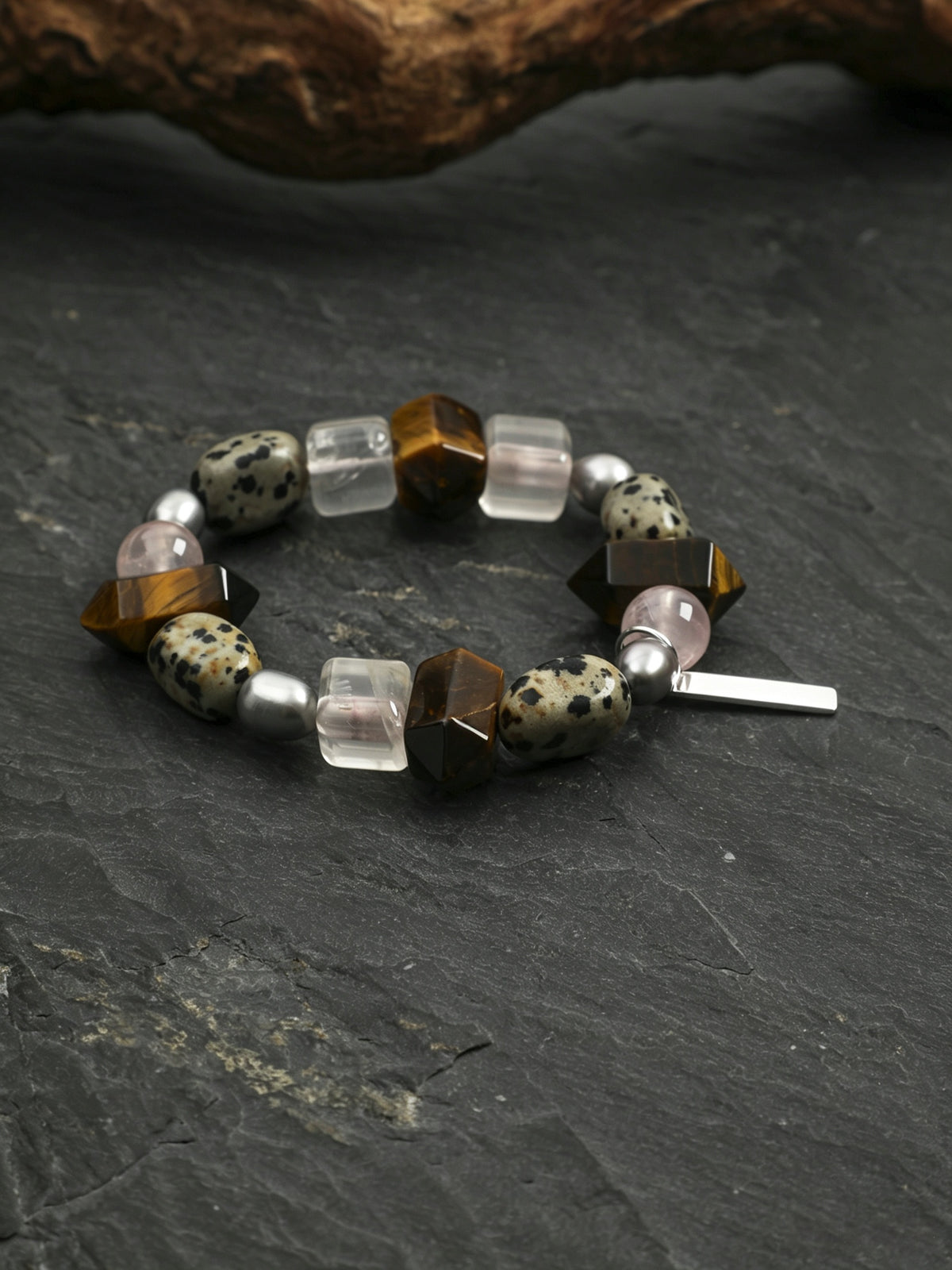 OMB021 Amber Spot Soft Crystal Bracelet