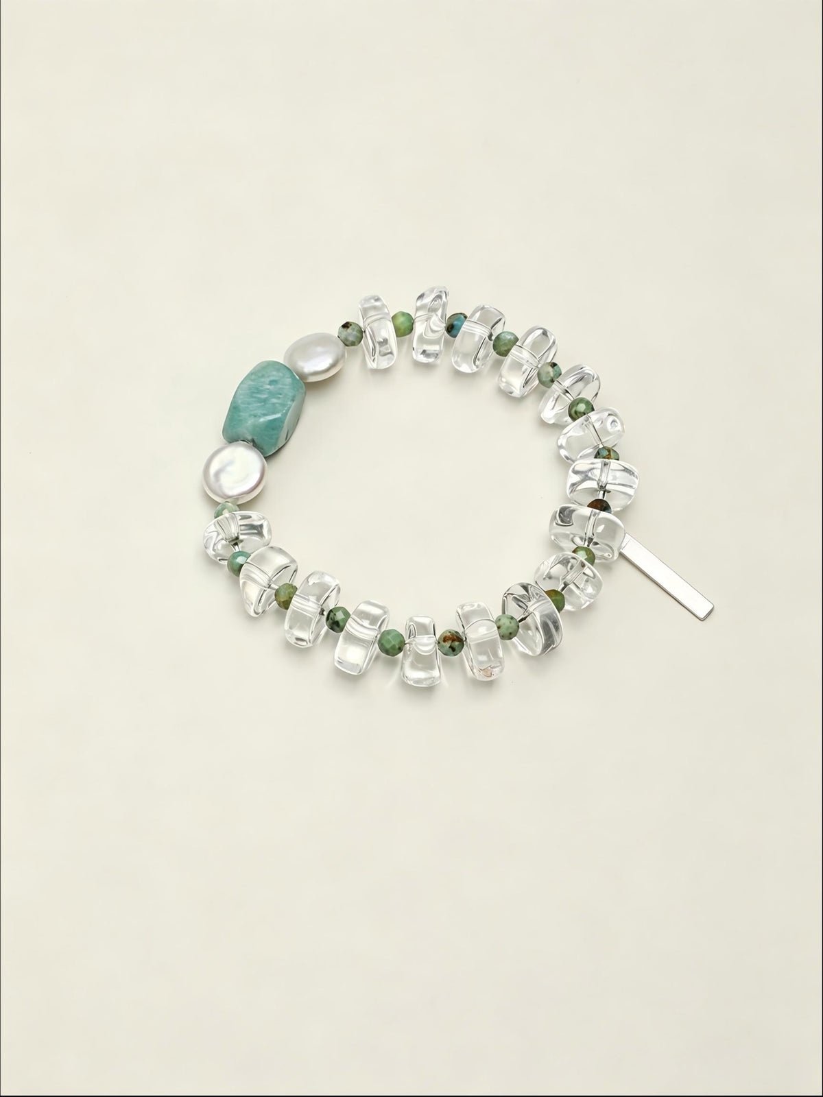 OMB004 Green Marsh Ice Gem Bracelet
