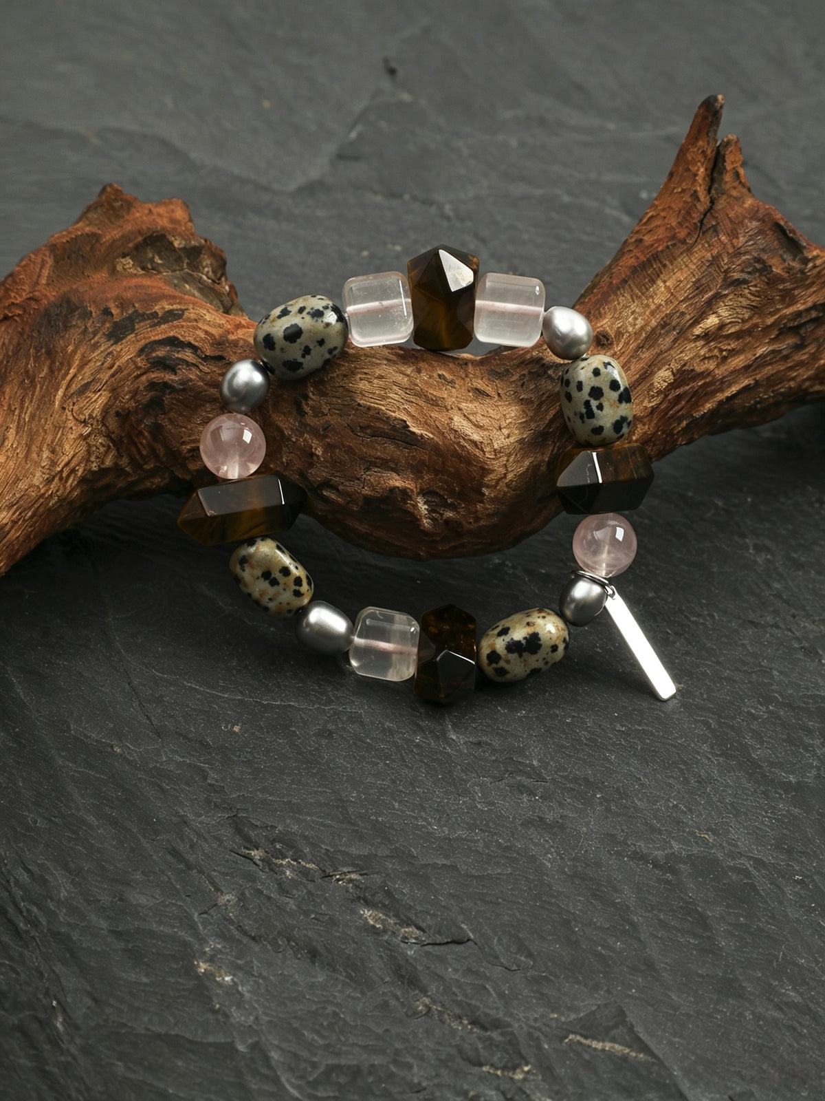 OMB021 Amber Spot Soft Crystal Bracelet