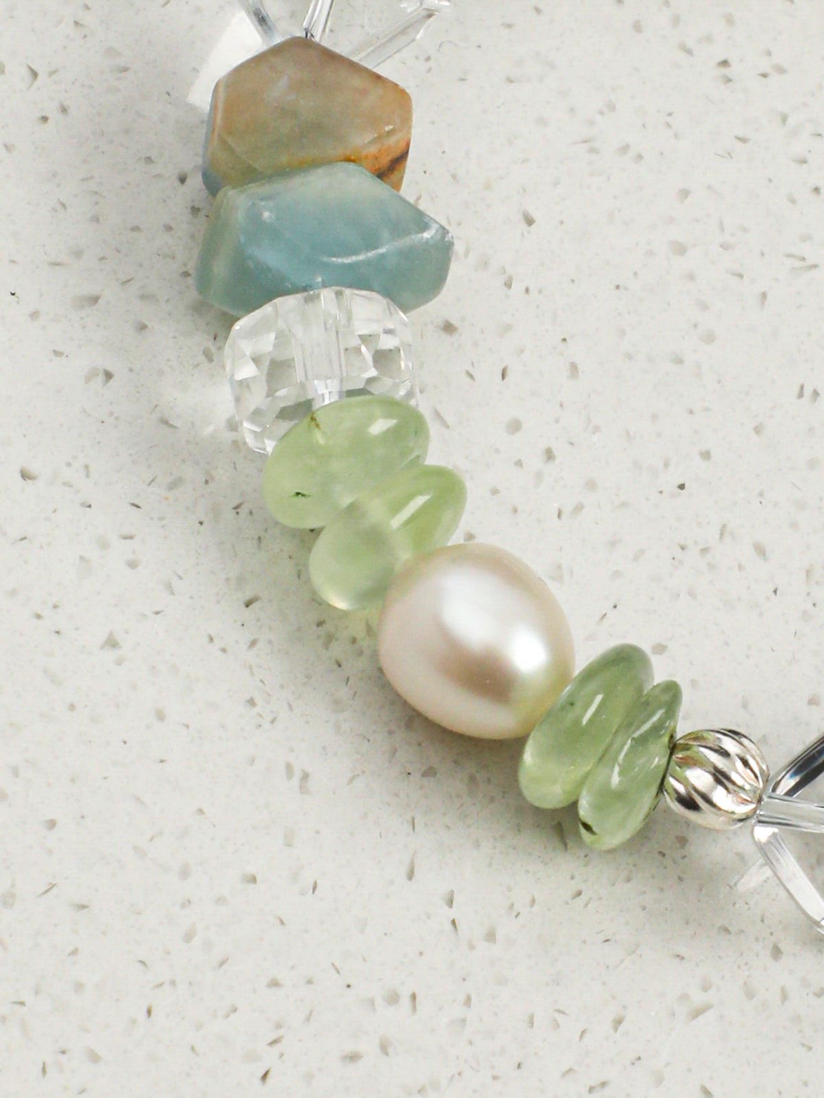 OMB001 Cloud Ripple Color Crystal Bracelet